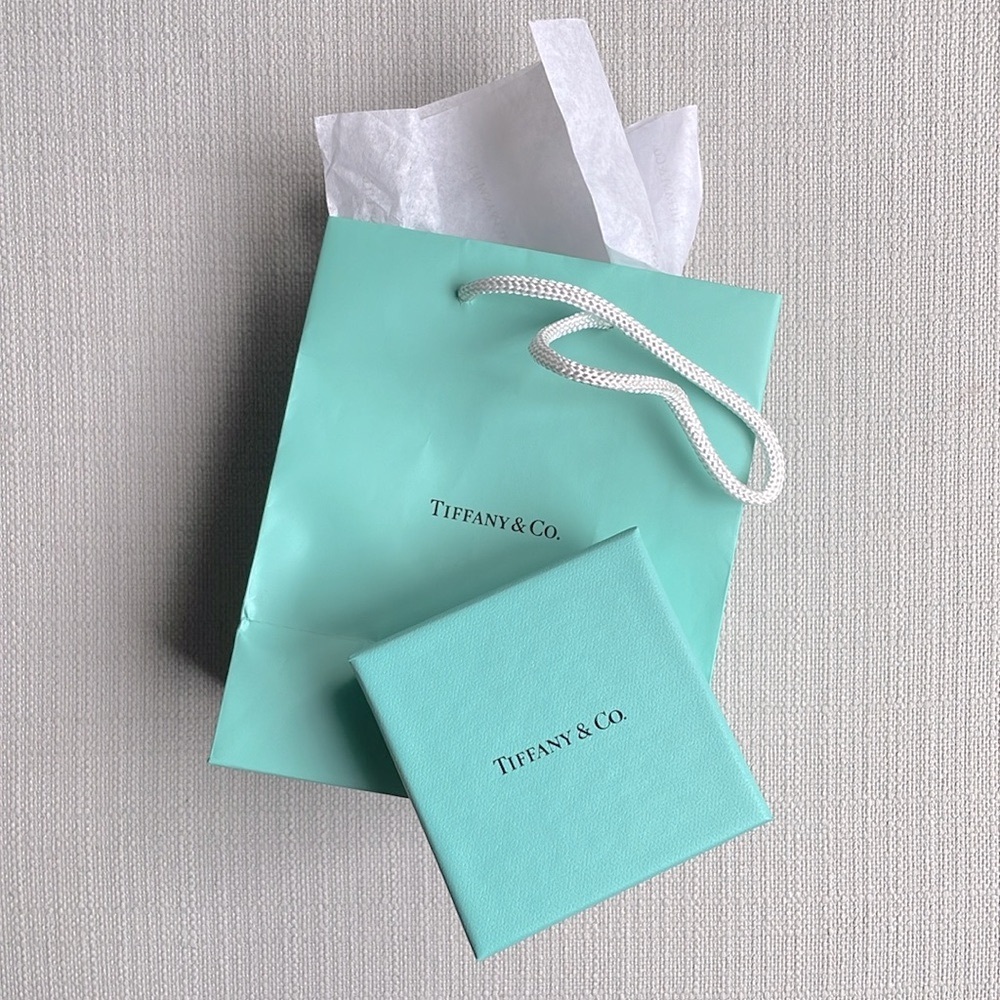 Tiffany & Co. authentic gift box with paper bag